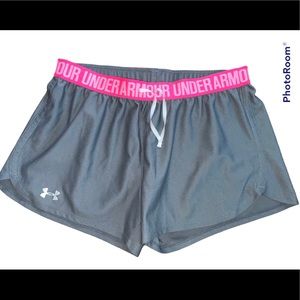 Gray Under Armor shorts